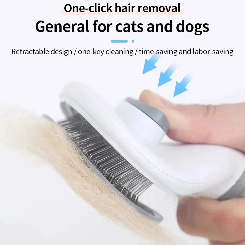 Brosse douce 2-en-1 auto-nettoyante