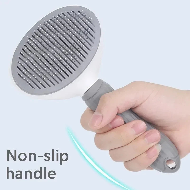 Brosse douce 2-en-1 auto-nettoyante