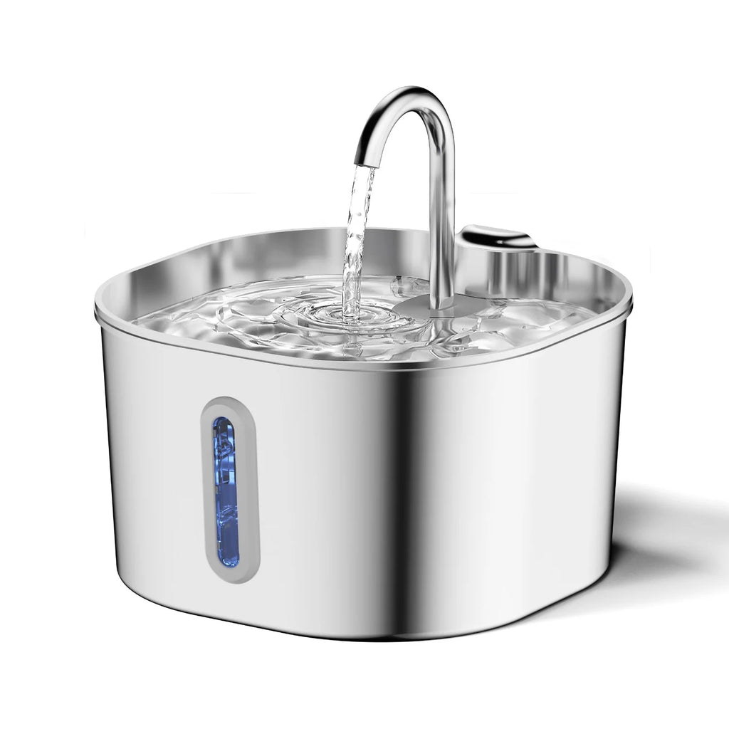 AquaPaw — Fontaine à eau inox ultra-silencieuse
